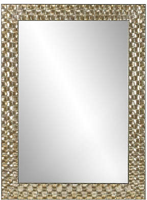 John Lewis 7733 John Lewis Mosaic Wall Mirror, 106 x 75cm, Champagne