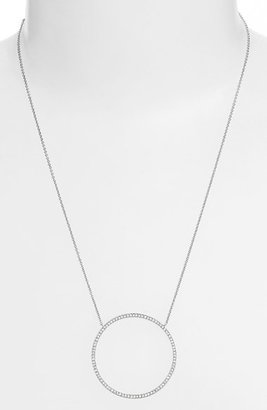 Nadri Pavé Circle Pendant Necklace