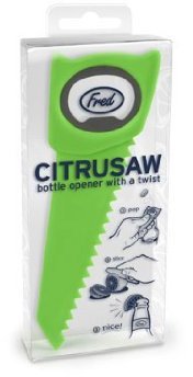 Fred & Friends Citrus Saw Bottle Opener And Fruit Slicer