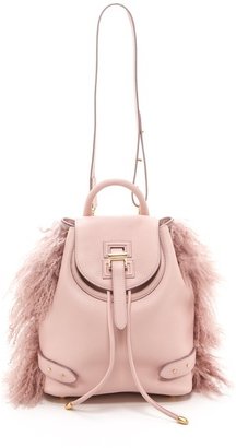 Meli-Melo Mini Backpack with Lux Shearling