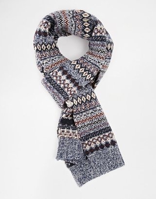 ASOS Fair Isle Scarf with Lambswool