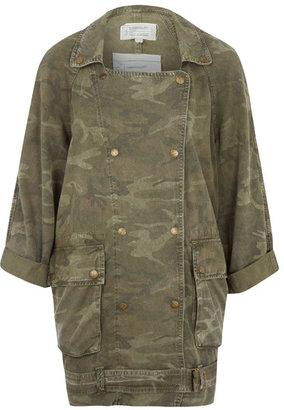Current/Elliott Khaki Infantry Camo Jacket