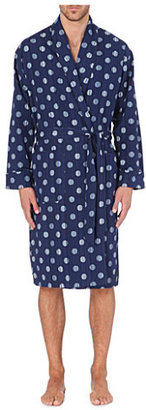 Paul Smith Striped polka-dot cotton robe