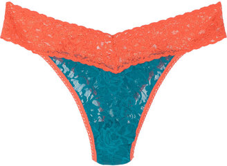 Hanky Panky Colorplay high-rise stretch-lace thong