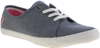 Fred Perry Womens Blue Bell Trainers