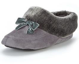 Isotoner Totes Bow Slipper With Pillowstep Comfort