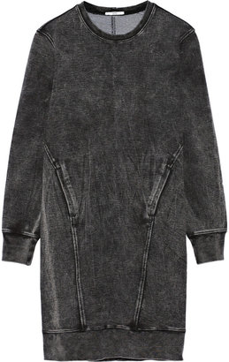 Helmut Lang Cotton-blend terry sweatshirt dress
