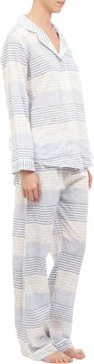 Steven Alan Piped Stripe-print Pajama Top