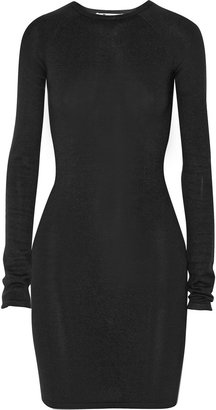 Alexander Wang T by Ribbed stretch-jersey mini dress