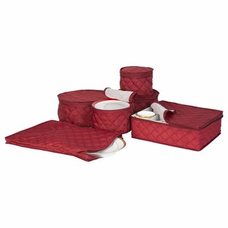 Richard's Homewares Quilted China Keepers 6pc. Starter Set - Crimson