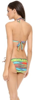 Nanette Lepore Stripe Triangle Bikini Top