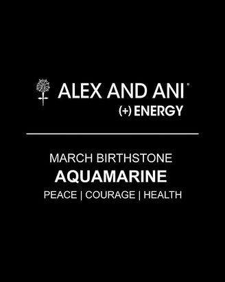 Alex and Ani March Aquamarine Birthstone Bangle