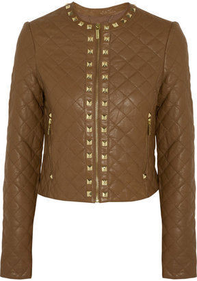 MICHAEL Michael Kors Studded quilted leather jacket