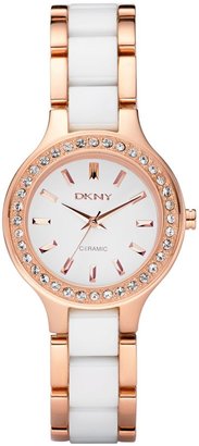 DKNY NY8141 Ceramic White Ladies Bracelet Watch