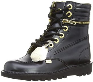 Kickers Womens Kick Real Hi Leather AF Boots