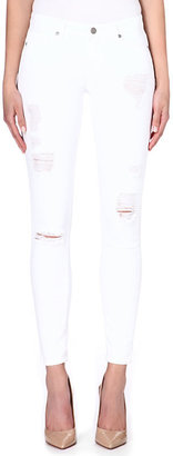Paige Denim Verdugo Distressed Ultra-Skinny Mid-Rise Jeans