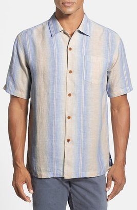 Tommy Bahama 'Good Stripe-Ations' Original Fit Linen Campshirt