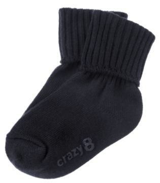 Crazy 8 Foldover Sock