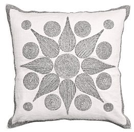 Jonathan Adler Beaded Starburst Decorative Pillow, 20 x 20