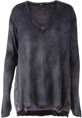 Avant Toi dyed loose fit sweater
