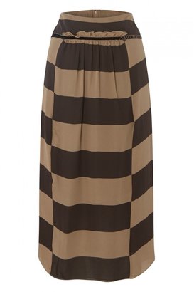 Stella McCartney Silk Striped Skirt