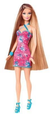 Barbie Hairtastic Long Blonde & Brunette Hair Doll