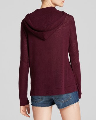 Aqua Sweatshirt - Loose Knit Hooded