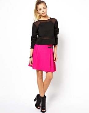 ASOS Mini Kilt Skirt - Pink £7.00