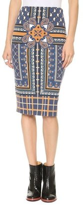 Emma Cook Paisley Scarf Skirt