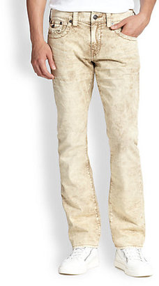 True Religion Ricky Washed Straight-Leg Jeans