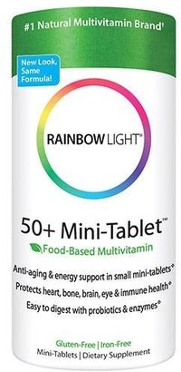 Rainbow Light 50+ Mini-TabletTM Multivitamin