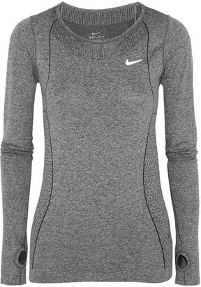 Nike Dri-Fit Knit stretch-jersey top
