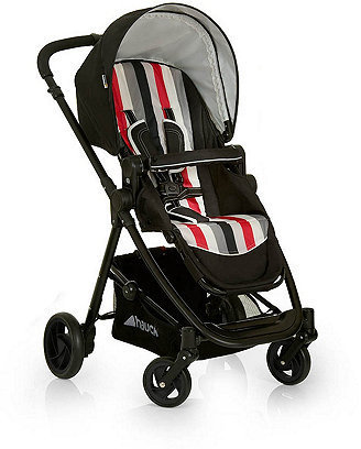 Hauck London All in One Pram and Pushchair Travel System - Rainbow & Black