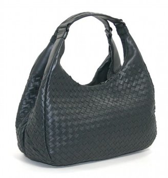 Bottega Veneta excellent (EX Ardoise Leather Campana Shoulder Bag