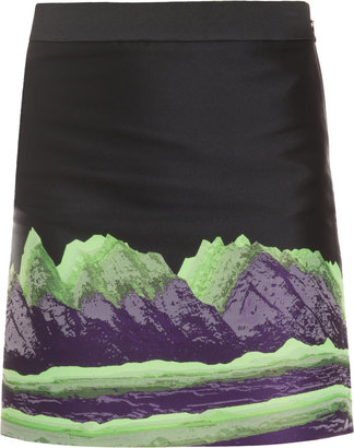 Alexander Wang Mountain Embroidered Skirt
