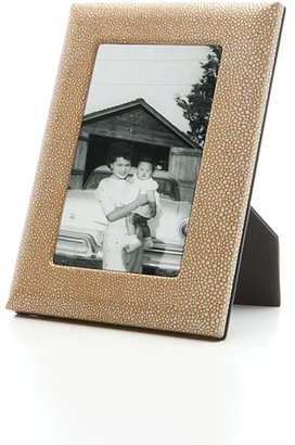 Graphic Image Shagreen Embossed Italian Leather Frame, 5" x 7"