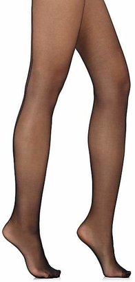 Wolford Women's Individual 10 Back Seam Tights - Blk, Blk