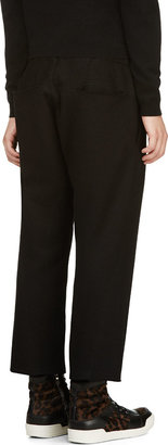 Nude:mm Black Cropped Lounge Pants