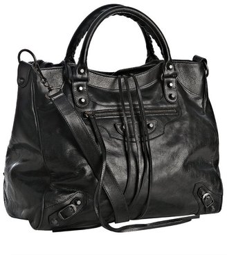 Balenciaga black lambskin 'Classic Velo' bag