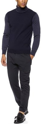 Mr Start Two Tone Roll Neck Sweater