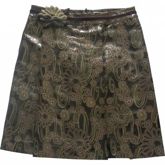 Cacharel Metallic Wool Skirt