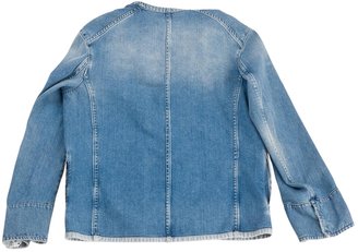 Acne Studios Blue Cotton Biker jacket