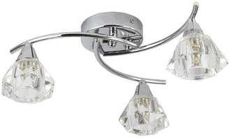 3-Arm Diamond Ceiling Light