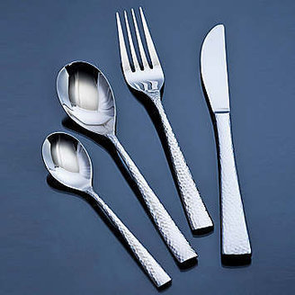Sabatier 16 Piece Hammered Stainless Steel Cutlery Set