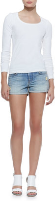 J Brand Jeans Patti Roll Magnetic Denim Cuffed Shorts