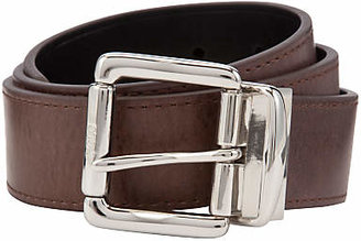 Ralph Lauren Polo Reversible Leather Belt, Black/Brown