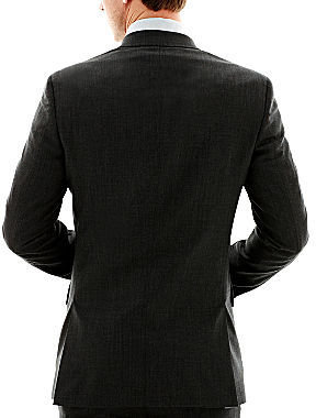 Claiborne Charcoal Wool Suit Jacket - Slim Fit