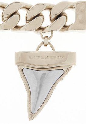 Givenchy Shark Tooth bracelet in pale gold-tone and palladium-tone brass
