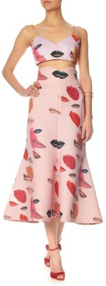 Alice McCall Pink Lips She Has Funny Cars Skirt