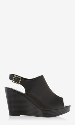 Express Ankle Strap Wedge Clog